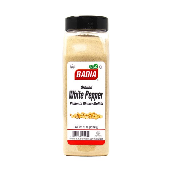 Pepper Ground White 16 Oz