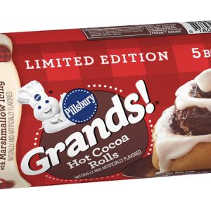 Limited Edition Pillsbury Grands! Hot Cocoa Rolls with Marshmallow Icing