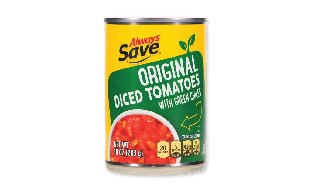 Diced Tomatoes with Green Chiles