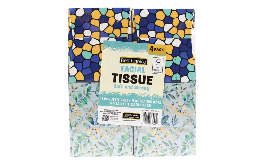 Facial Tissues 4-Pack