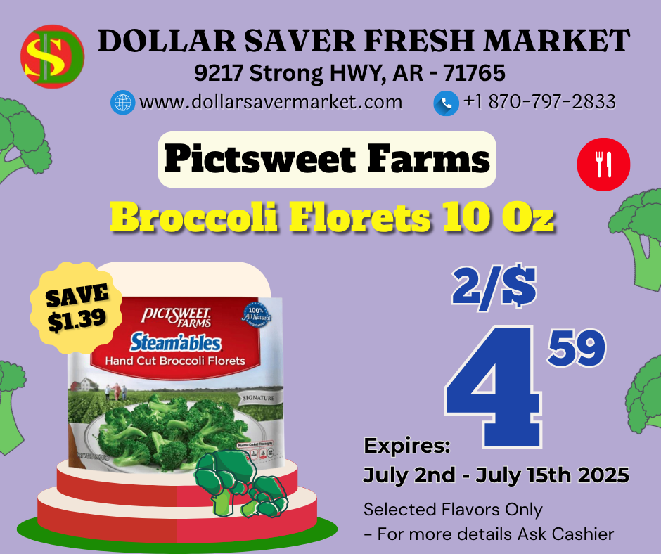 Pictsweet Farms Brocoli Florets