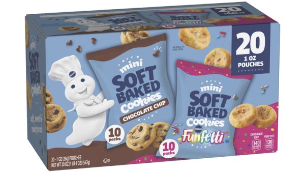 Pillsbury Chocolate Chip and Funfetti Mini Soft Baked Cookies 20 Count