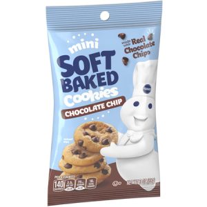 Pillsbury Mini Chocolate Chip Soft Baked Cookies, 3 oz